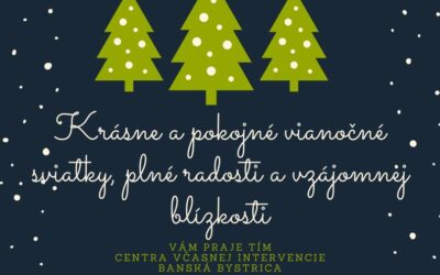 KRÁSNE PREŽITIE VIANOČNÝCH SVIATKOV A VŠETKO DOBRÉ V NOVOM ROKU