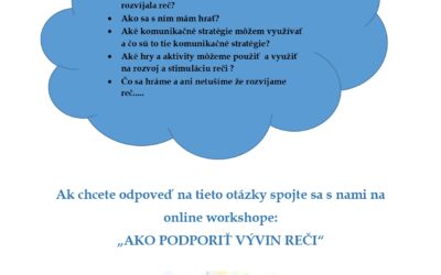 Online workshop o reči dieťaťa