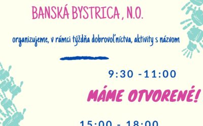 Týždeň dobrovoľníctva 2021